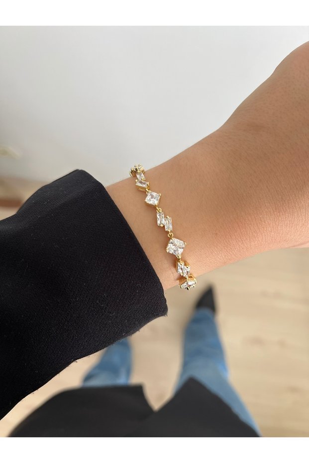 Geometric Baguette Zircon Stone Xuping Women's Bracelet