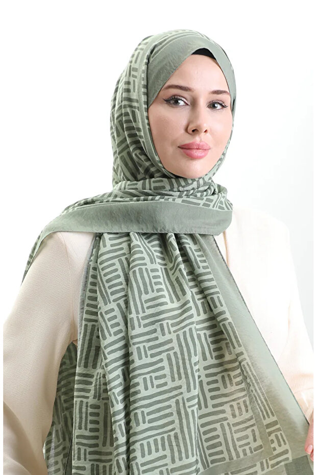 Karaca Natural Fiber Shawl 82008-04 Green
