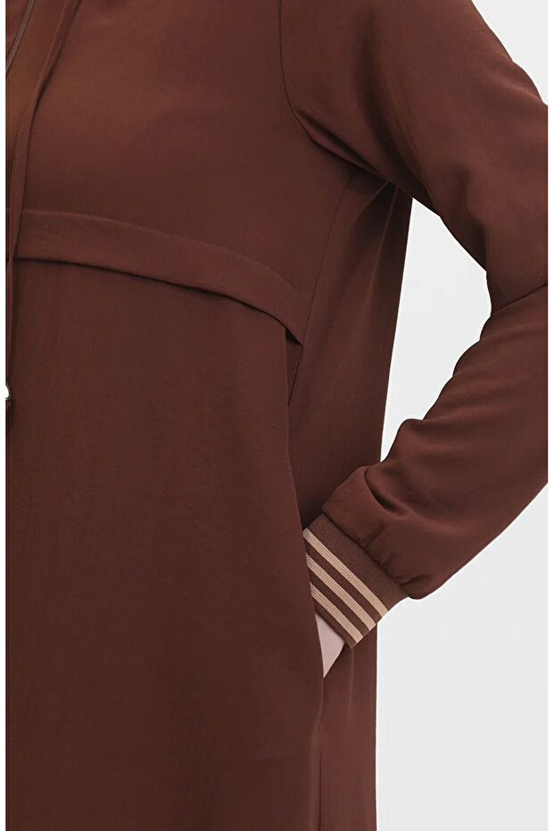 Ribbed cap 1014-03 brown - 5