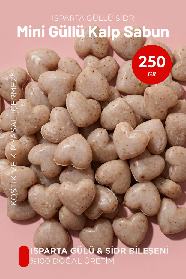 Mini Kalıplı.Dekoratif Isparta Güllü Es-Sidre Original Sidr Sidir Soap Spiritual Therapy 250 Gr