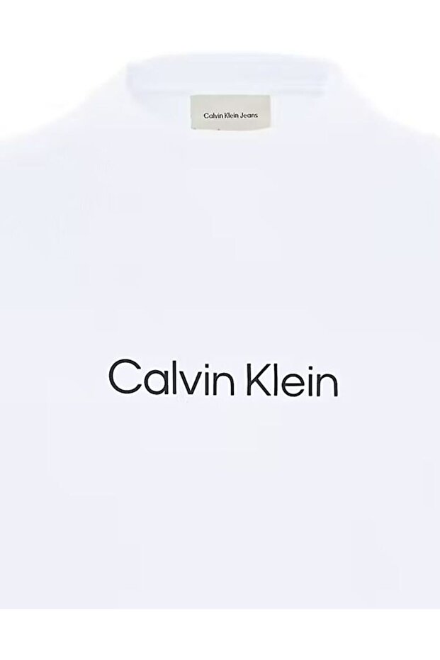 BEYAZ LOGOLU ERKEK T-SHIRT - 3