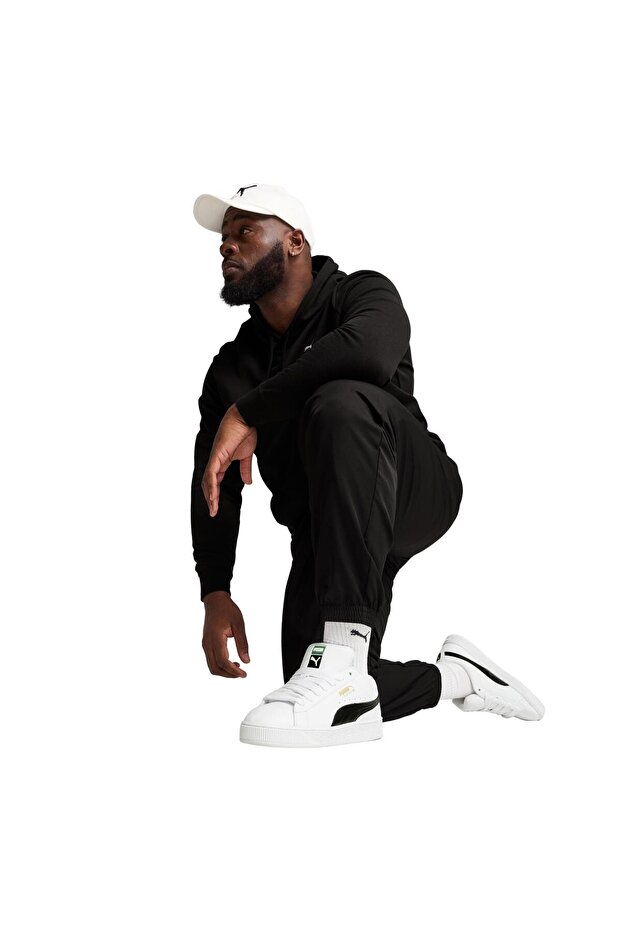 682622-01 Ess Woven Pants Erkek Eşofman Altı Siyah - 4