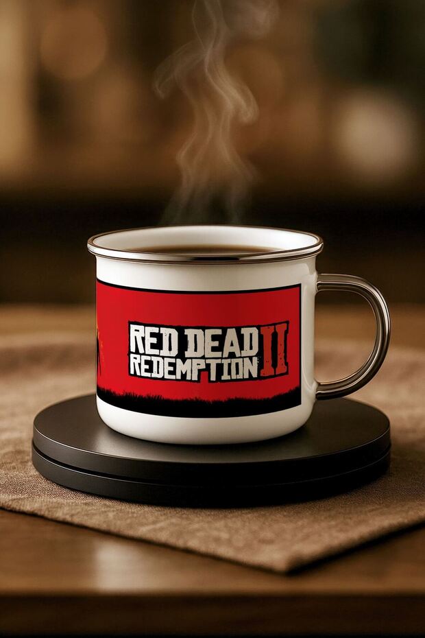 كوب بتصميم خاص يحمل عنوان Red Dead Redemption