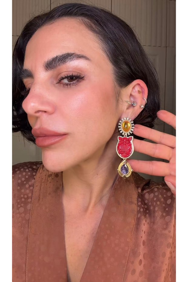 Vintage Owl Earrings
