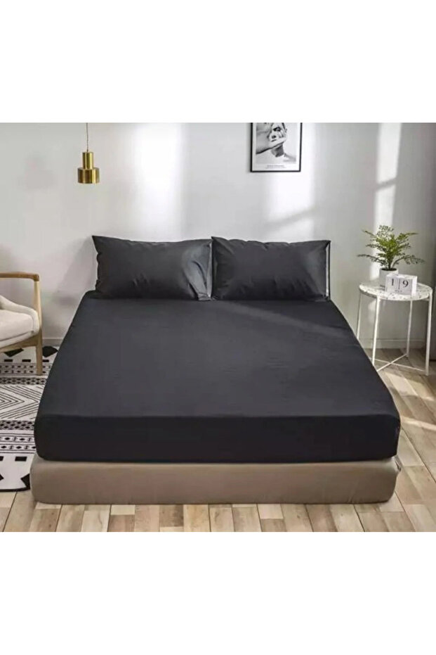Combed Cotton Fitted Sheet 100% Cotton Sheet Combed Cotton Single Double-King Size