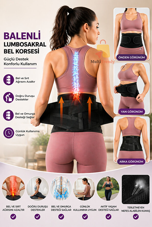 Underwire Lumbosacral Lumbar Corset for Straightening Slippage, Supportive Women Men Upright Posture Corset