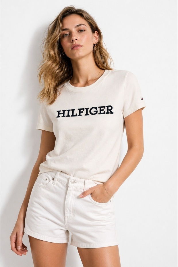 Logo Embroidered Jersey T-shirt