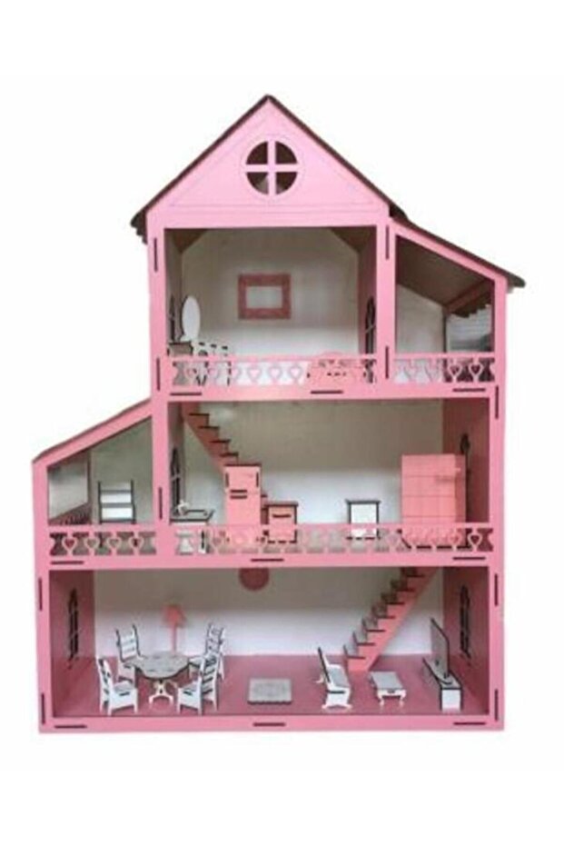 Wooden Playhouse Dollhouse with Fairy Led Gift