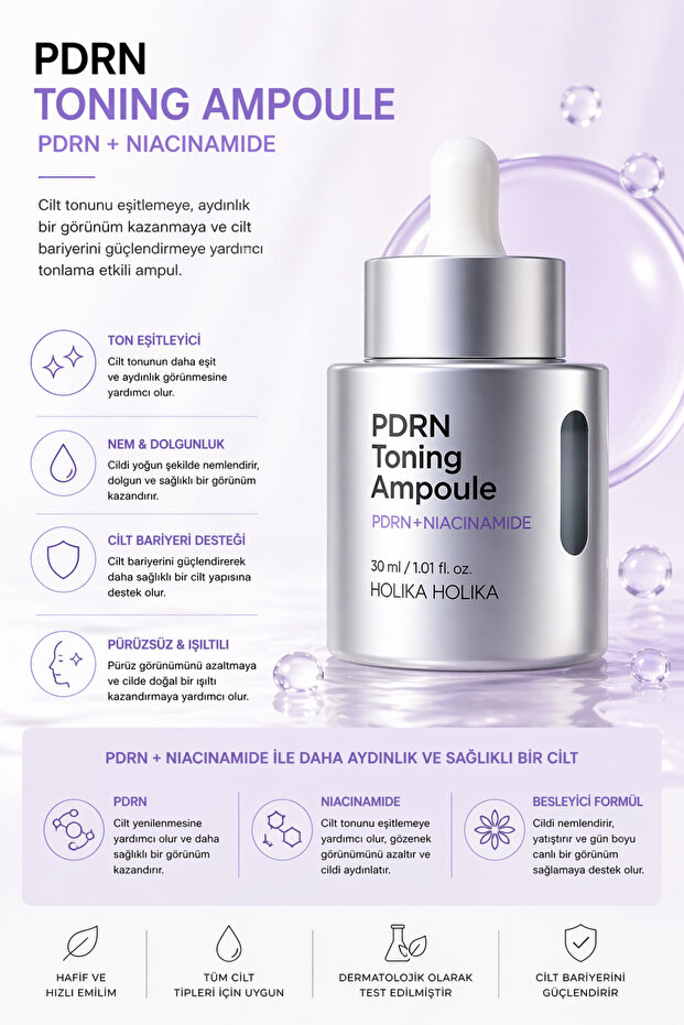 Pdrn Toning Ampoule - Skin Repairing Ampoule Containing Pdrn 30ml