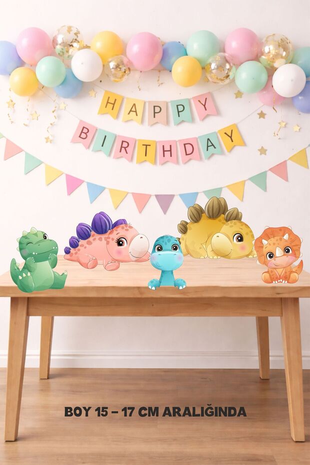 Dinzorlar Standing Board Set (Table Top) ** Thick Paper 5 Figures