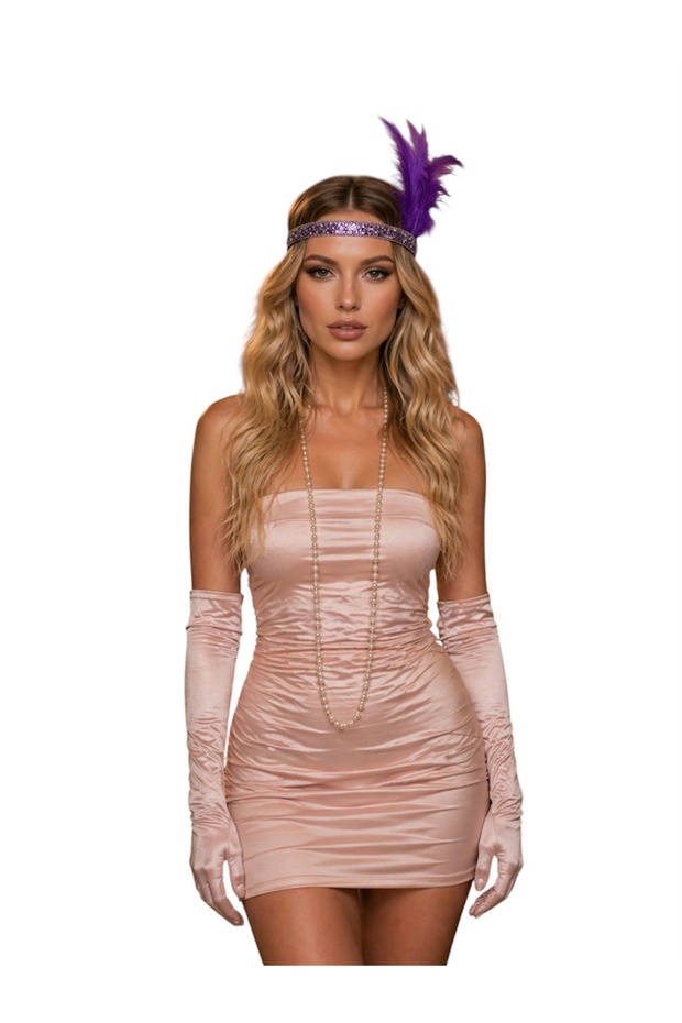 Gatsby Crown with Feather Details and Stone Design, Stone Crown, Party Crown
