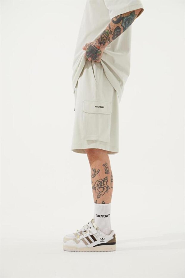 Ανδρικό σορτς Cargo Basic Oversize Space Grey - 2
