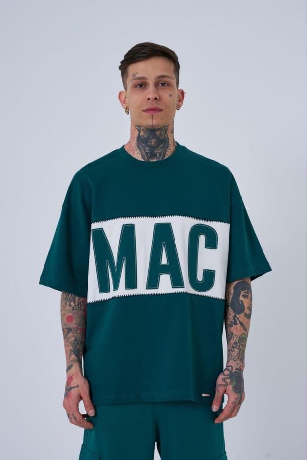 Men's Mac Blanket Oversize T-Shirt Oil Green
