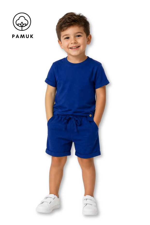 Boy's Shorts T-Shirt Set Single Jersey Fabric Summer Casual Comfortable Combination