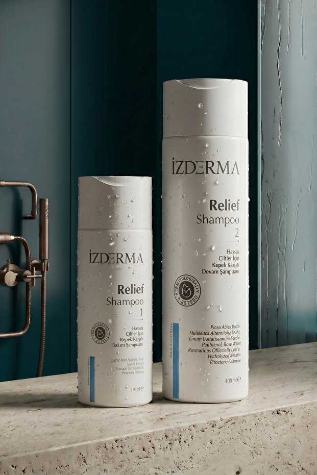 Relief Shampoo Set Intensive Care and Follow-Up Shampoo for Sensitive Scalp Double Set Vegan