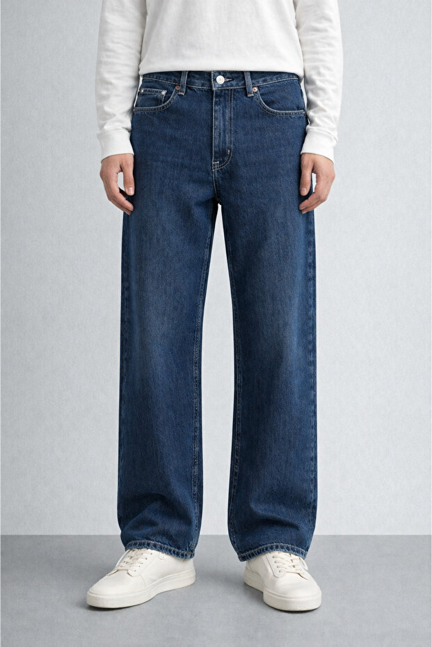 90's Collection, Loose Fit, Cotton, Five Pockets, Premium Jean, Denim Pants 26Inpjean01