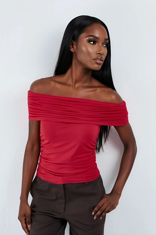 Busem Asymmetrical Backless Blouse - 1