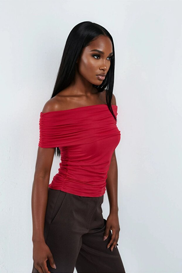 Busem Asymmetrical Backless Blouse - 2