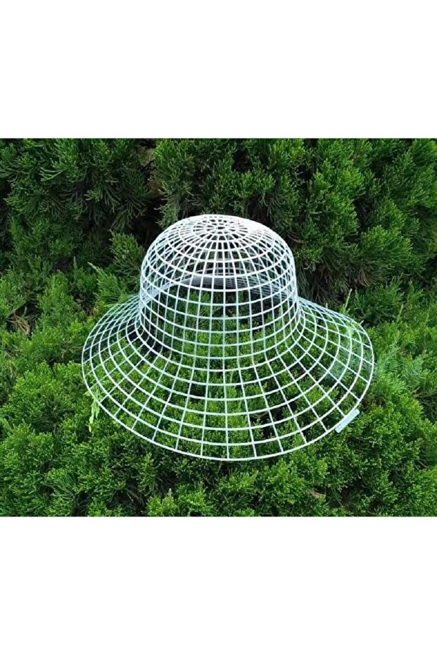 3D White Plastic Canvas Hat - Bag Accessory - 2