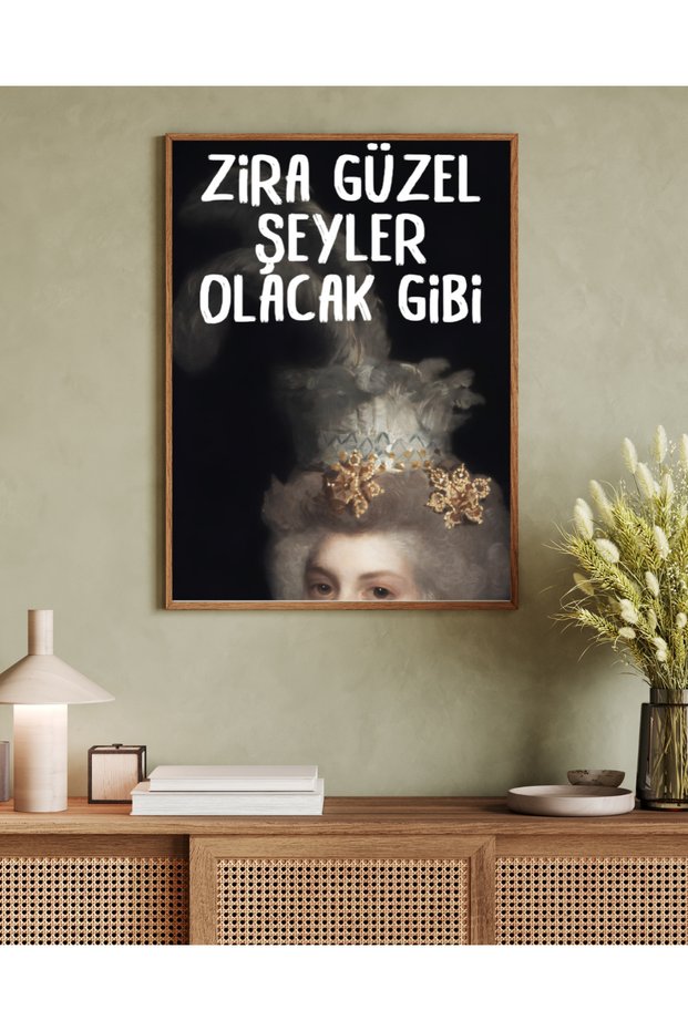 One Piece Salon Keyfim Dıptıs Dıptıs Painting Like "Zira Beautiful Things Will Happen" Vrynt