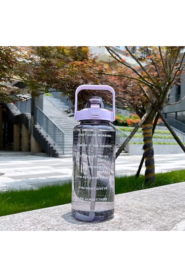 2 Liter Motivational Sports Water Bottle