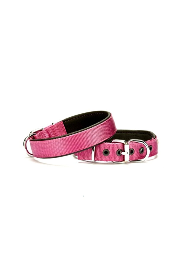 Soft Woven Dog Collar 2.5 cm X 50 cm Purple