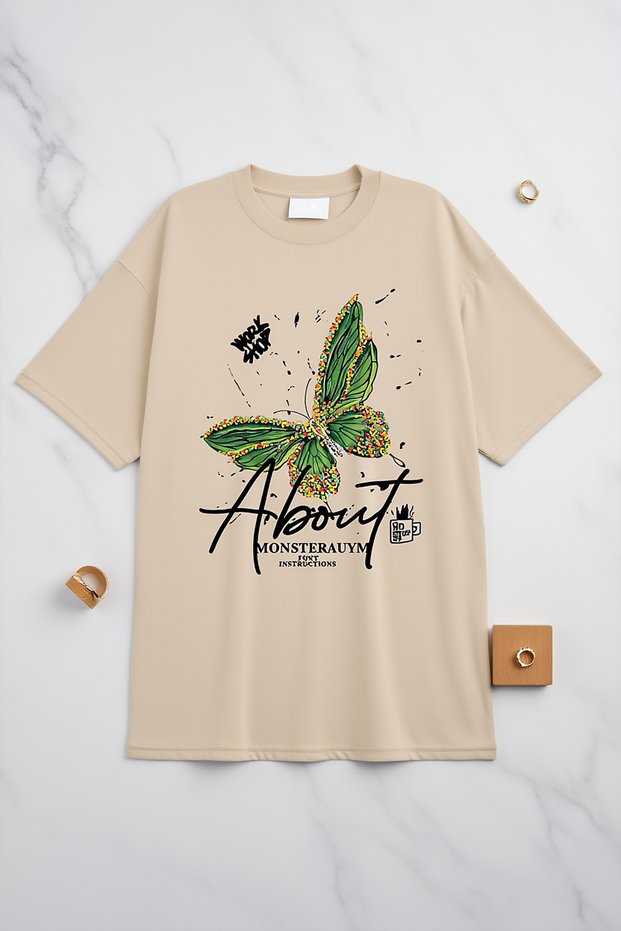 Premium 100% Cotton Printed Unisex Oversize T-Shirt Custom Design Streetwear