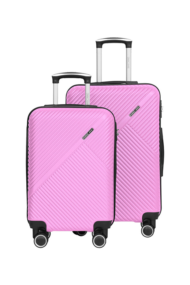 Para John ABS Hardside Luggage Set 20” + 24” Spinner Trolley Suitcases Lightweight Travel Bags