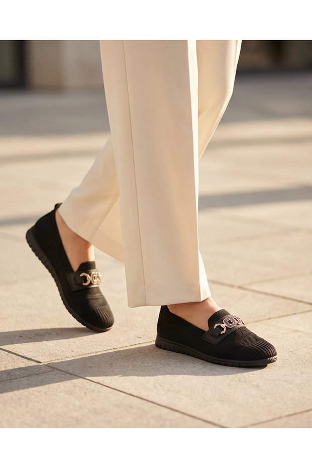 2241 Anatomical Sole Women's Daily High Quality Knitwear Ballerina Shoes