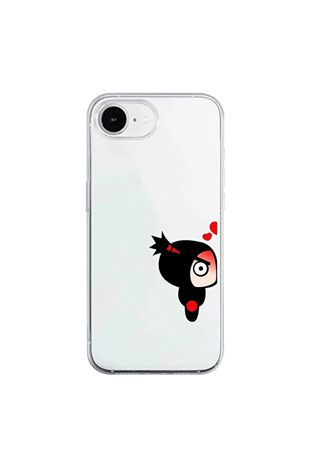 حافظة شفافة متوافقة مع iPhone 16e بتصميم Couple 4/2 - 1