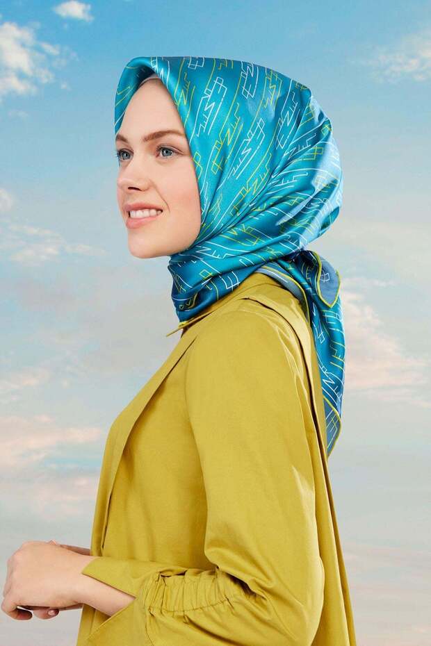 وشاح حريري - 9142D-36 - تيفيل