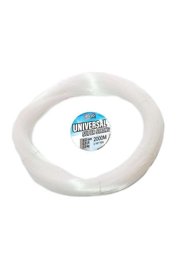 Universal Çile 2000Mt Monofilament Fishing Line White 0.45 mm