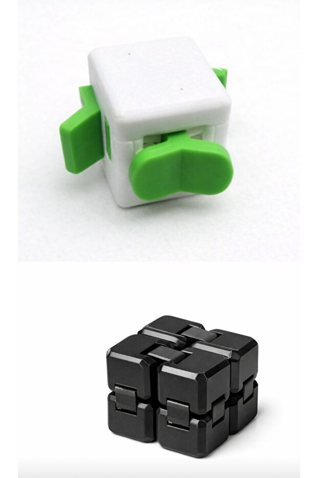 fidget cube stres küpü ve infinity cube katlanabilir stres küpü