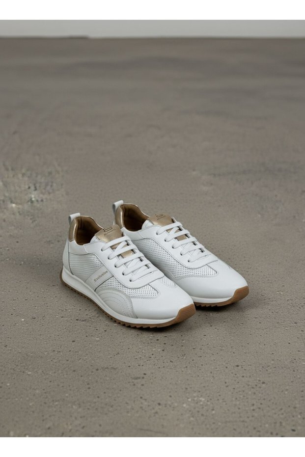 1516910 Genuine Leather Sneaker Women's Daily Comfortable Sports Shoes