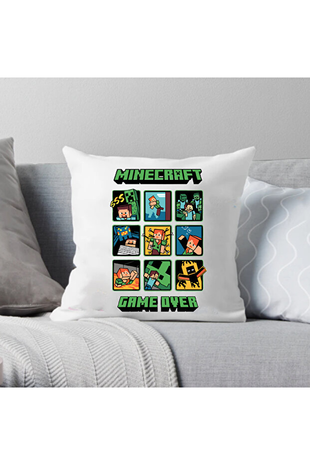 Minecraft Design Polyester Pillow Case - 1