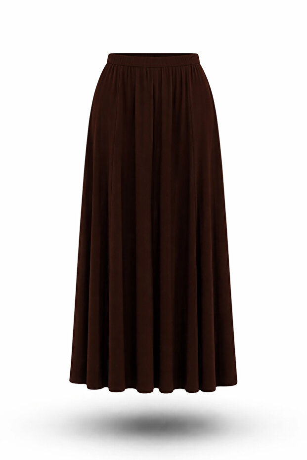 Women's Sandy Fabric Piece Fish Unlined Quality Summer Plus Size Mother Skirt