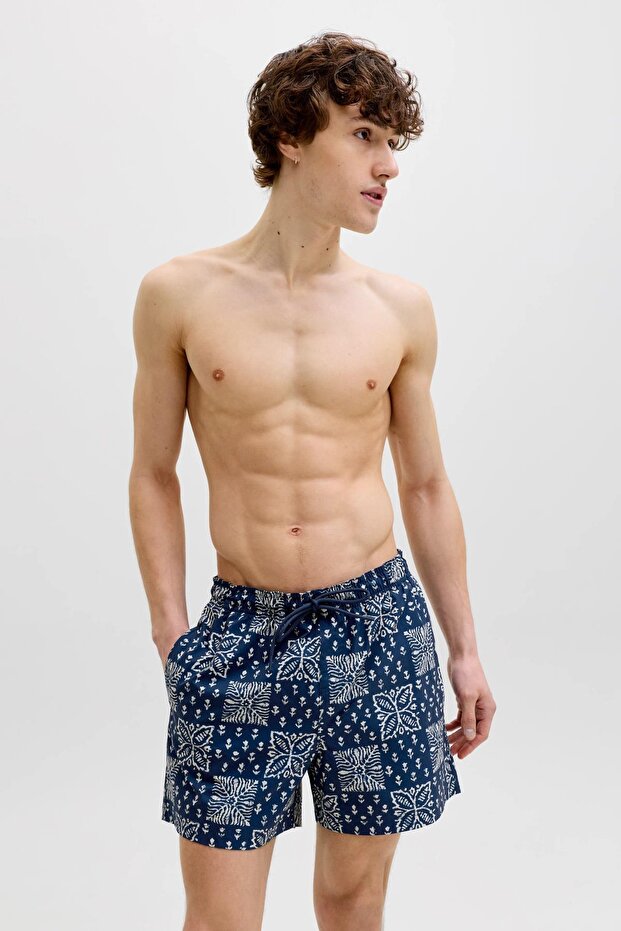 Jpstmaui Shell Patterned Men's Swim Shorts Regular Fit Comfortable