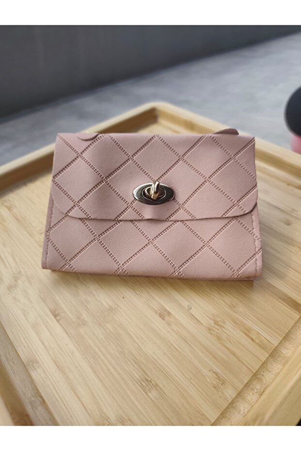 Women's Mini Shoulder Bag Quilted Patterned Chain Buckle Stylish Daily Bag