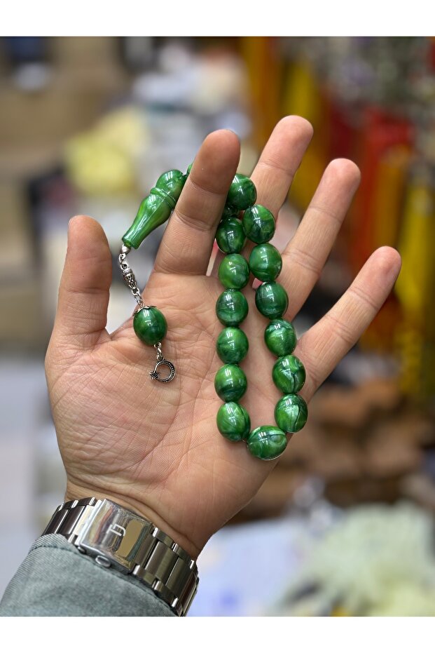 Greenish Mascot Boy Şak Şak Efe Tesbihi