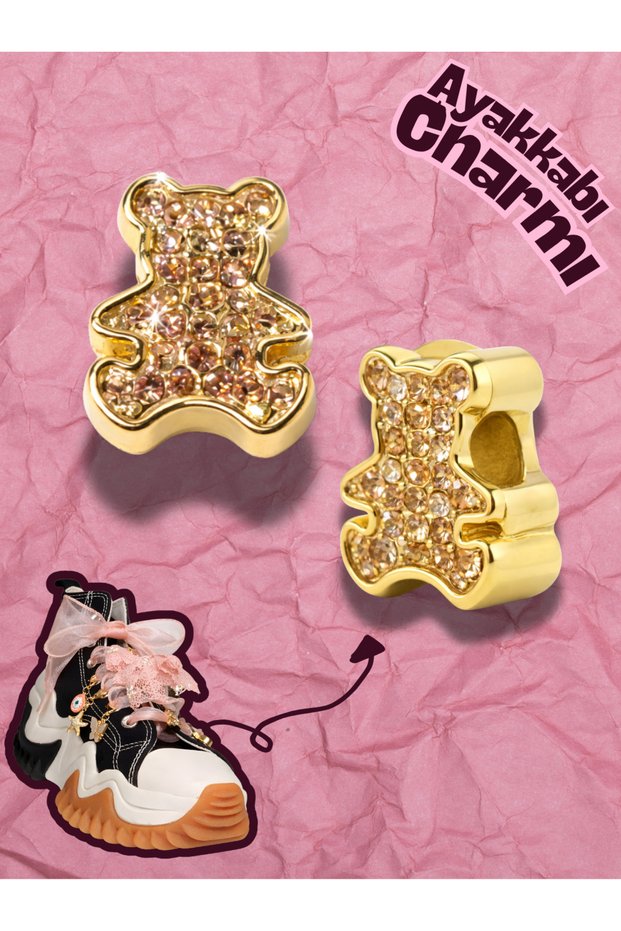 Hugs & Gifts – Glam Charm | Golden Bear 🧸 💎