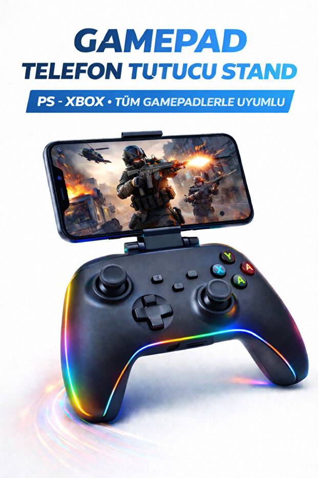 Zineets Gamepad Joystick Telefon Tutucu Stand Ps3 Ps4 Ps5 Xbox Tüm Modeller Uyumlu