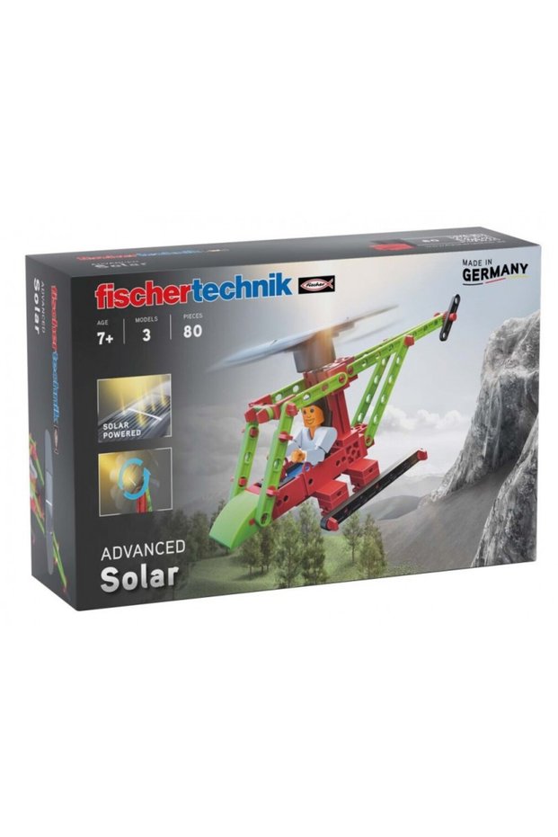 Kit STEM Solar, Fischertechnik, 80 piese