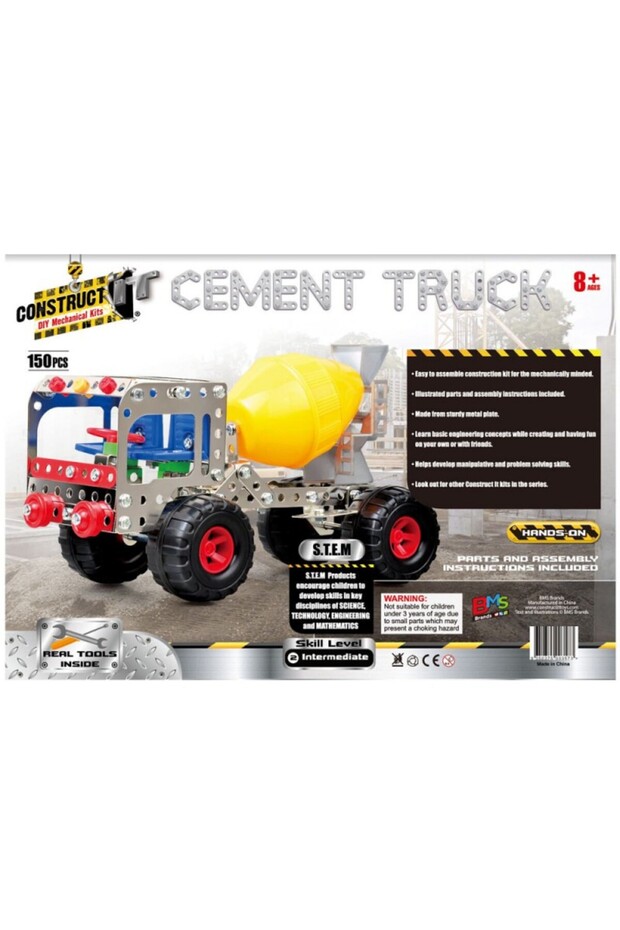 Kit constructie STEM Betoniera, nivel intermediar, 150 piese - 2