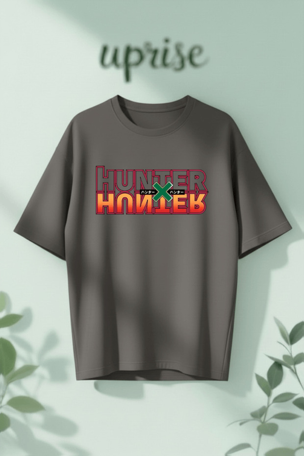 Hunter X Hunter Printed Cotton Oversize T-Shirt