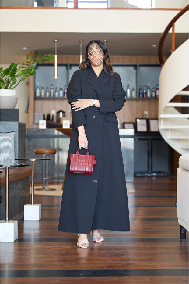 Basic Formal Abaya in Black - 1