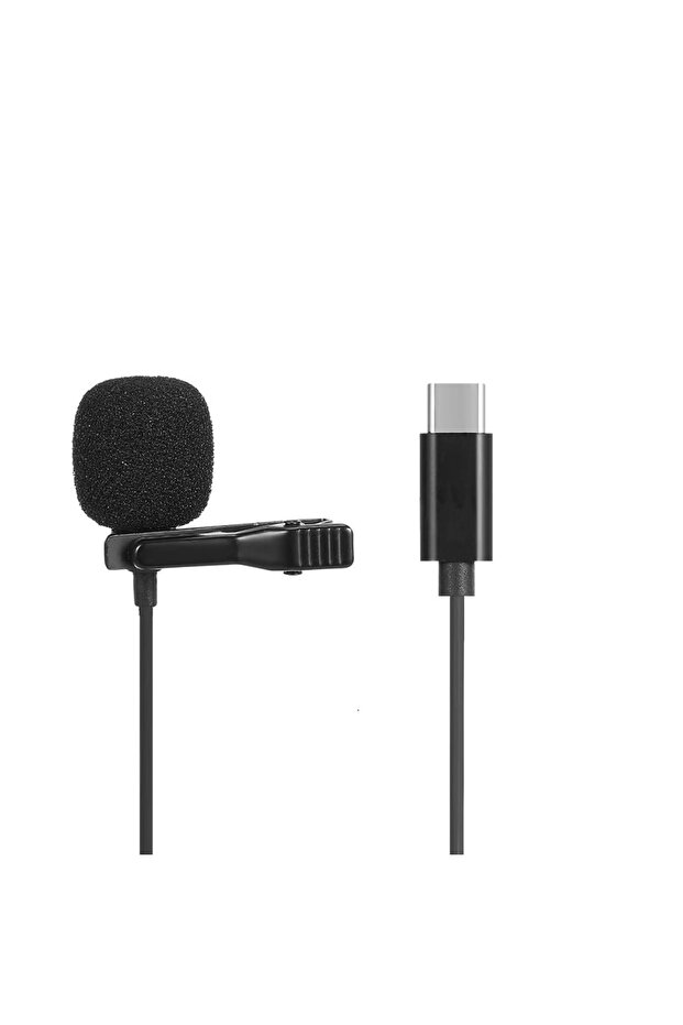 ميكروفون لافالير Type-C بمشبك دوسيلف JH-042