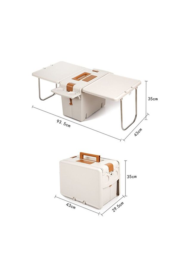 Multi-functional Camping Folding Table - 4