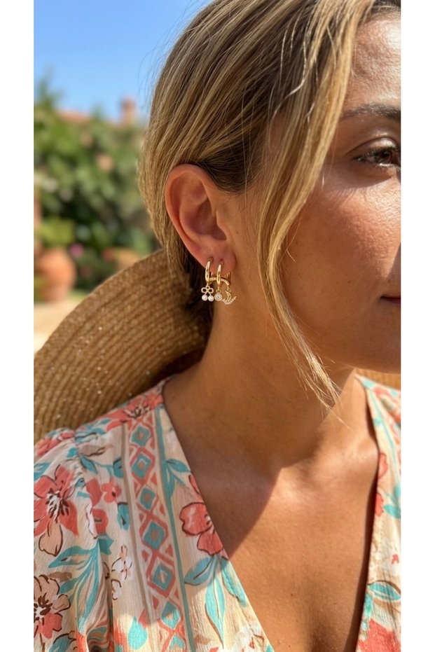 Xuping Earrings Tarnish Resistant Anti-Allergic Vintage Figured (2 Years Importer Warranty)