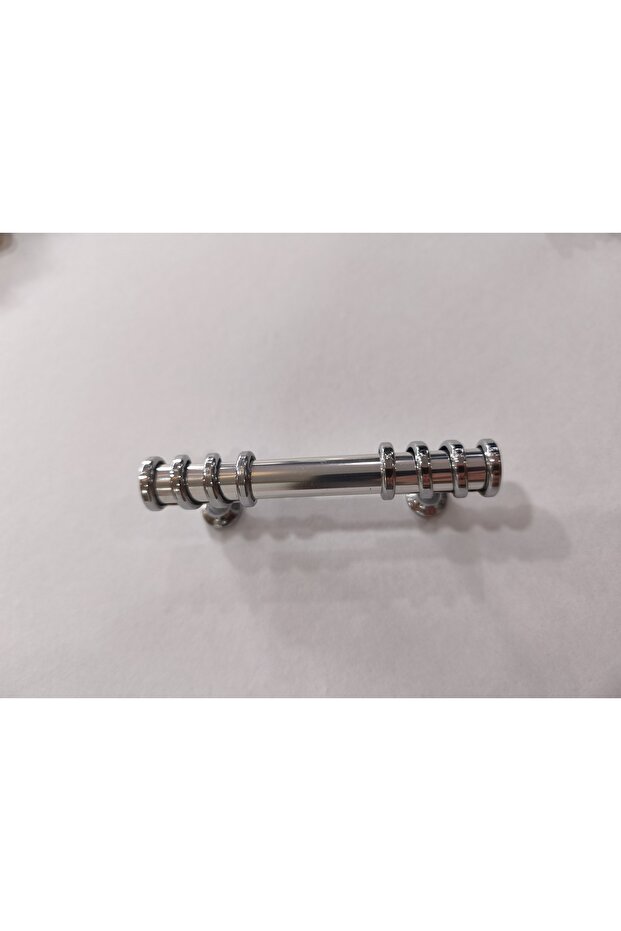 Light 64 mm (6.4 cm) Chrome 5 Pieces Drawer Wardrobe Furniture Handle Children's Room Kitchen