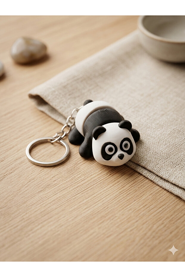 Panda Anahtarlık - Hareketli - Flexi